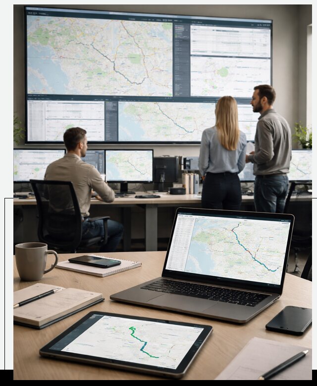 Трекинг грузов и Fleet Management, мониторинг автопарка в Белебее